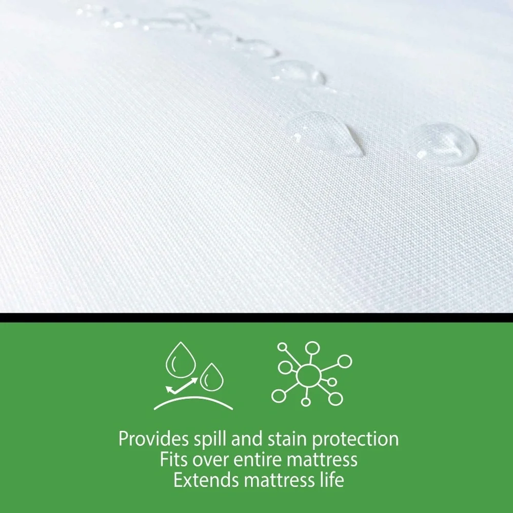 Mainstays NexGen Queen Mattress Protector | Zippered, Waterproof, Hypoallergenic